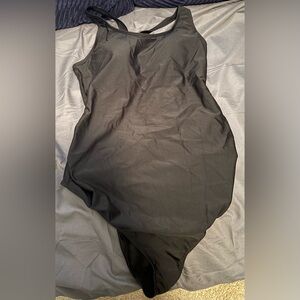 Black One-Piece Swimsuit-Size Large
